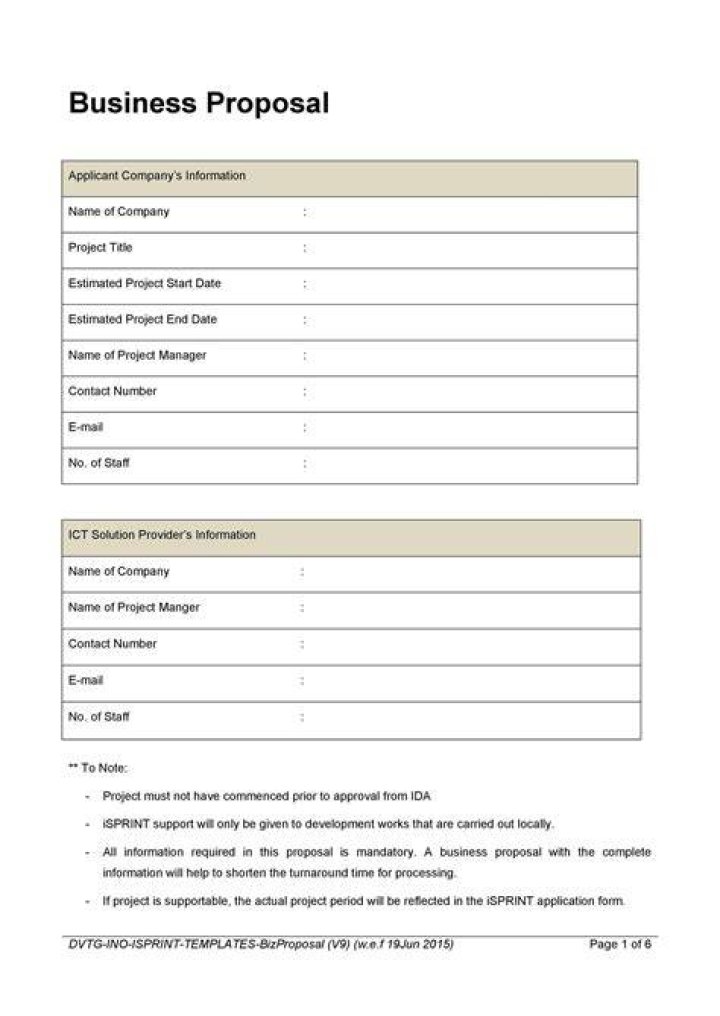Business Proposal Business Proposal